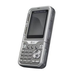 LG KG920 Manuel du propriétaire | Fixfr