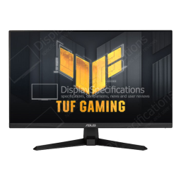 Asus TUF Gaming VG259Q3A Mode d'emploi | Fixfr