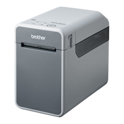 Brother TD-2130N Label Printer Manuel utilisateur | Fixfr