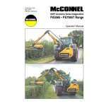 McConnel PA5565 / PA6065 / PA6565T / PA7065T - Manuel d'utilisation