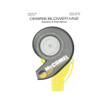 McConnel Debris Blower Mk2 Manuel utilisateur