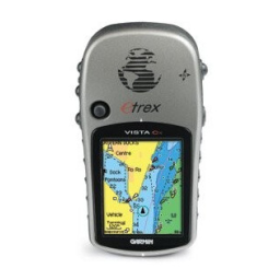 Garmin eTrex Vista® Cx Manuel utilisateur | Fixfr