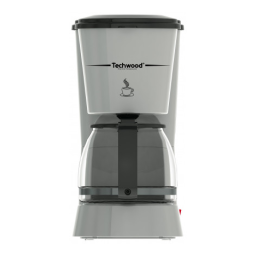 Manuel utilisateur Techwood TCA-15BG - Cafetière électrique | Fixfr