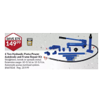 Power Fist 8667826 4 Ton Hydraulic Porta-Power Autobody and Frame Repair Kit Manuel utilisateur