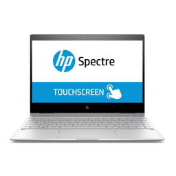 HP Spectre 13-ae000 x360 Convertible PC Manuel utilisateur | Fixfr