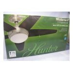 Hunter Fan 27586 Ceiling Fan Manuel utilisateur