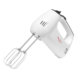 Moulinex Quick Mix blanc HM3101B1 Batteur Manuel du propriétaire | Fixfr