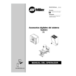 Miller SUBARC SYSTEM DIGITAL ACCESSORIES CE Manuel utilisateur