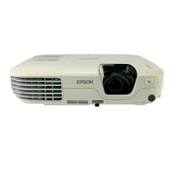 Epson EB-S9 Manuel utilisateur | Fixfr