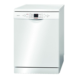 Bosch SMS58N12EU Lave-vaisselle Manuel utilisateur | Fixfr