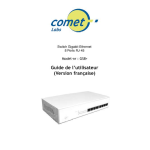 Comet Switch GSM424R Manuel utilisateur