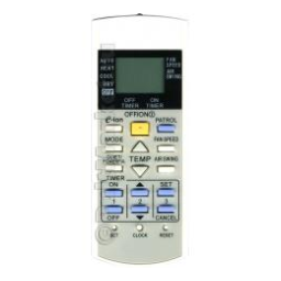 Panasonic CSA9HKD Operating instrustions | Fixfr