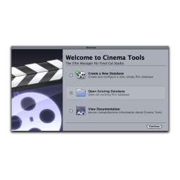 Apple Cinema Tools 4 Manuel utilisateur | Fixfr