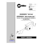 Miller DIVERSION 165, DIVERSION 180 AUTO-LINE Manuel utilisateur