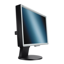NEC MultiSync® LCD2470WNX Manuel utilisateur | Fixfr