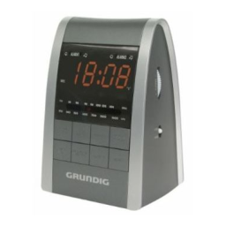 Grundig Sonoclock 760 Manuel utilisateur | Fixfr