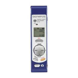 Olympus W-10 - 16 MB Digital Voice Recorder Manuel utilisateur | Fixfr