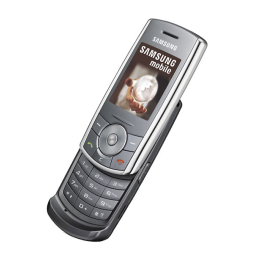 Samsung SGH-J610 Manuel utilisateur | Fixfr