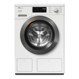 Miele WEI865 WCS PWash&TDos&9kg Lave-linge à chargement frontal W1 Manuel utilisateur | Fixfr