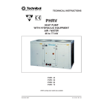 TECHNIBEL PMER055VAC Groupes d'eau glac&Atilde;&copy;e air/eau &lt;=17KW Guide d'installation