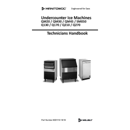 Undercounter (QM20/QM30/QM45/Q130/Q210/Q270) Technician's Handbook