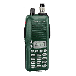 ICOM IC-T3H Manuel utilisateur | Fixfr