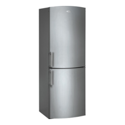 Whirlpool WBE3112 A+X Fridge/freezer combination Manuel utilisateur | Fixfr