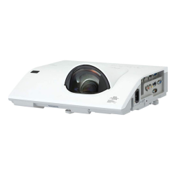 Utiliser le manuel sur CD. Hitachi CPBX301WN, CPBW301WN | Fixfr