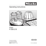 Miele H350 Manuel utilisateur