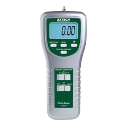 Extech Instruments 475040 Digital Force Gauge Manuel utilisateur | Fixfr