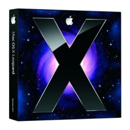 Apple Mac OS X 10.5 Leopard Manuel utilisateur | Fixfr