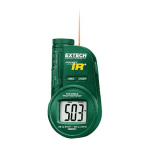 Extech Instruments IR201A Pocket IR Thermometer Manuel utilisateur