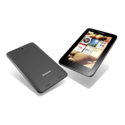 Lenovo IdeaTab A2107A Manuel utilisateur | Fixfr