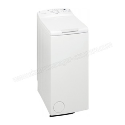 Whirlpool AWE 5525 Washing machine Manuel utilisateur | Fixfr