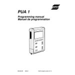 ESAB PUA 1 : Manuel de Programmation + Chat IA