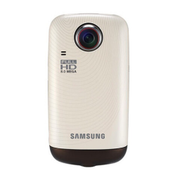 Samsung HMX-E10WP Manuel utilisateur | Fixfr