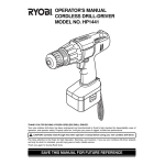 Ryobi HP1830M Manuel utilisateur