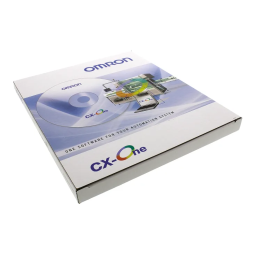 Omron CX-one Manuel utilisateur | Fixfr