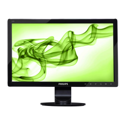 Philips 202E1SB/00 Moniteur LCD écran large Manuel utilisateur | Fixfr