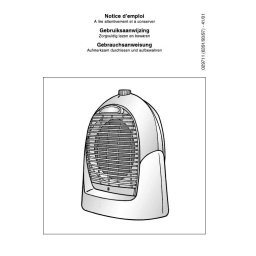 CALOR CHAUFFAGE COUVERTURE 2020 Manuel utilisateur | Fixfr