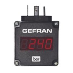 gefran TDP-1001 Local Plug-in Alarms limit display Fiche technique