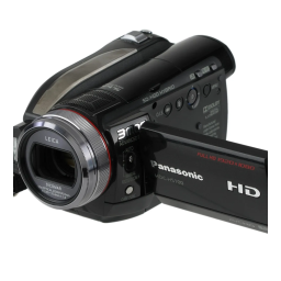 Panasonic HDC-HS100 Manuel utilisateur | Fixfr