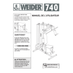 Weider WECCSY2454 Manuel utilisateur