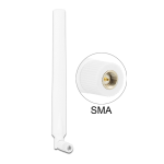 DeLOCK 88977 LTE Antenna SMA plug 0 - 4 dBi omnidirectional rotatable Fiche technique