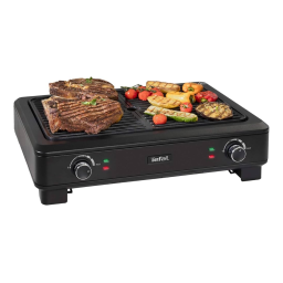 Tefal TG900812 sans fumée Barbecue électrique Manuel du propriétaire | Fixfr