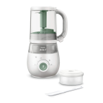 Philips Avent Cuiseur Vapeur 4 en 1 SCF885/01 Mixeur Cuiseur B&eacute;b&eacute; Product fiche