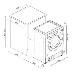 ROSIERES OBWS69TWMCE/1-47 Front Loading Washing Machine Manuel utilisateur | Fixfr