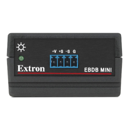 Extron EBDB spécification | Fixfr