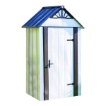 Arrow Storage Products DSM42 Designer&amp;trade; Series Metro Steel Storage Shed, 4 ft. x 2 ft. Manuel utilisateur