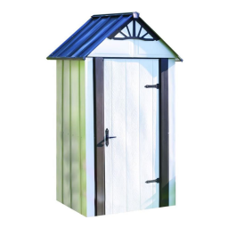 Arrow Storage Products DSM42 Designer™ Series Metro Steel Storage Shed, 4 ft. x 2 ft. Manuel utilisateur | Fixfr